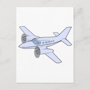 Flugzeug Postkarte