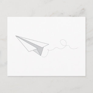 Flugzeug Postkarte