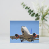 Flugzeug Postkarte (Stehend Vorderseite)