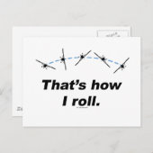 Flugzeug Postkarte (Vorne/Hinten)