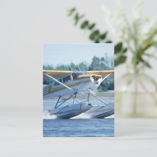 Flugzeug Postkarte (Stehend Vorderseite)
