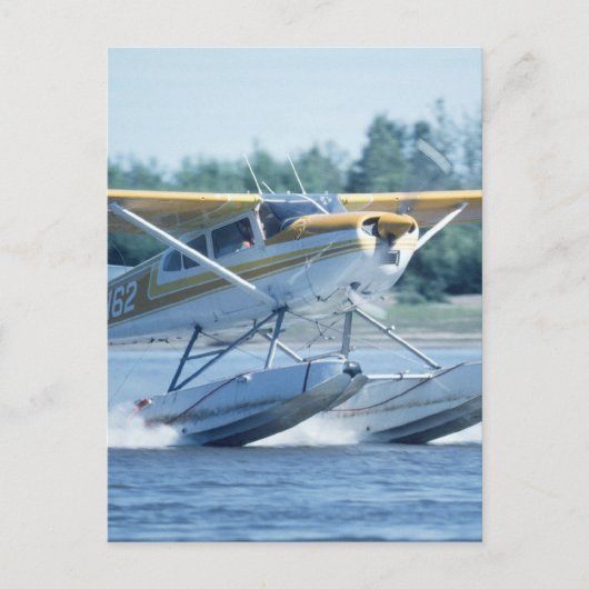 Flugzeug Postkarte (Vorderseite)