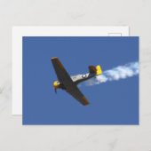 Flugzeug Postkarte (Vorne/Hinten)