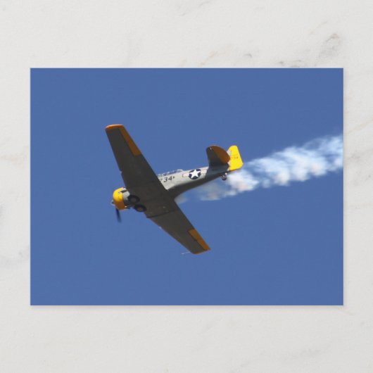 Flugzeug Postkarte (Vorderseite)