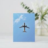 Flugzeug Postkarte (Stehend Vorderseite)