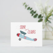 Flugzeug Postkarte (Stehend Vorderseite)