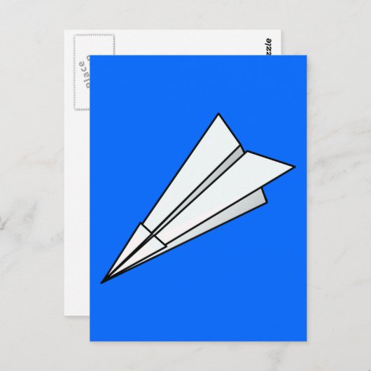 Flugzeug Postkarte (Vorne/Hinten)