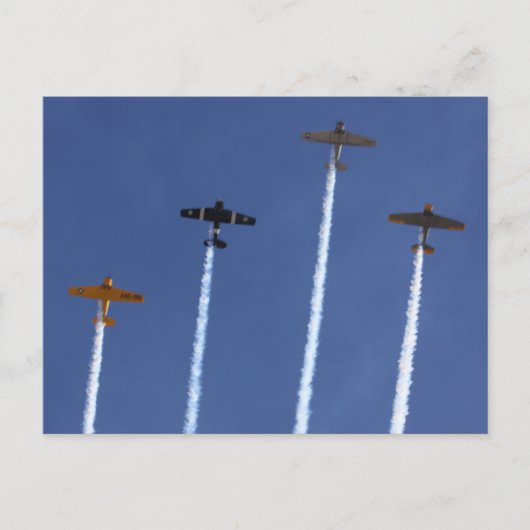 Flugzeug-Postkarten Postkarte (Vorderseite)