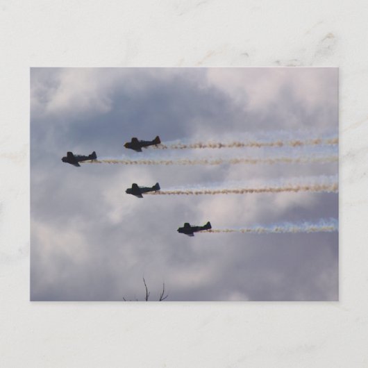 Flugzeug-Postkarten Postkarte (Vorderseite)