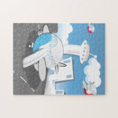 Flugzeug Puzzle (Horizontal)