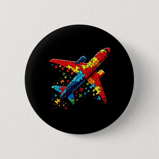 Flugzeug Puzzle Horror Puzzle Kinder Kleinkinder J Button (Vorderseite)