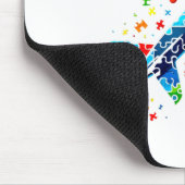 Flugzeug Puzzle Horror Puzzle Kinder Kleinkinder J Mousepad (Ecke)