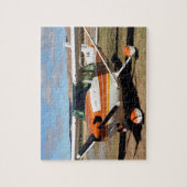 Flugzeug: Puzzle mit hohen Flügeln (Vertikal)