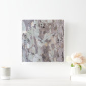 Flugzeug Quadratische Wanduhr (Zuhause)