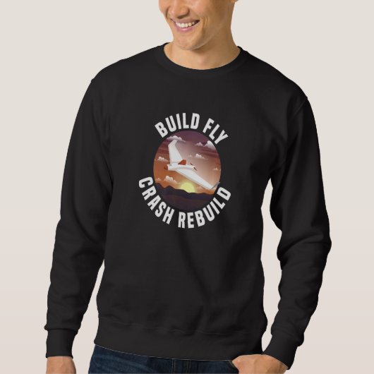 Flugzeug-Rc-Flugzeug-Modellflugzeug-Pilot Sweatshirt (Vorderseite)