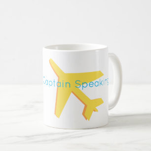 Flugzeug Reise Hier Spricht Ihr Kapitän... Kaffeetasse