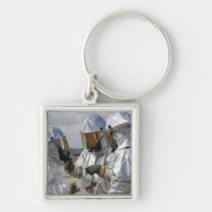 Flugzeug-Rettungs-Feuerwehrmann-Marinesoldaten Schlüsselanhänger