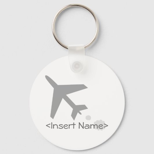 Flugzeug Schlüsselanhänger (Vorderseite)