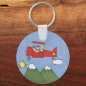 Flugzeug Schlüsselanhänger (Vorderseite)