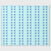 Flugzeug-Schneeflocke-Verpackung Geschenkpapier (Flach)