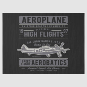 Flugzeug Seidenpapier