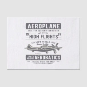 Flugzeug Seidenpapier