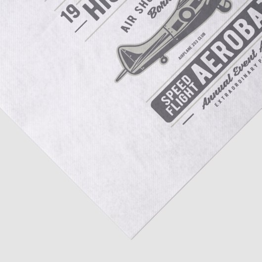 Flugzeug Seidenpapier (Ausschnitt)
