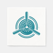 Flugzeug Serviette (Vorderseite)