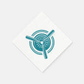 Flugzeug Serviette (Ecke)