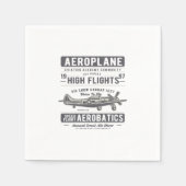 Flugzeug Serviette (Vorderseite)