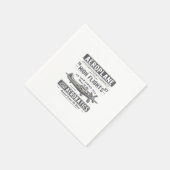 Flugzeug Serviette (Ecke)