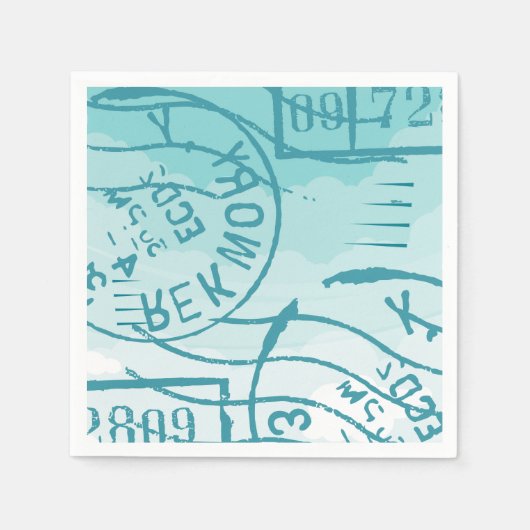 Flugzeug Serviette (Vorderseite)