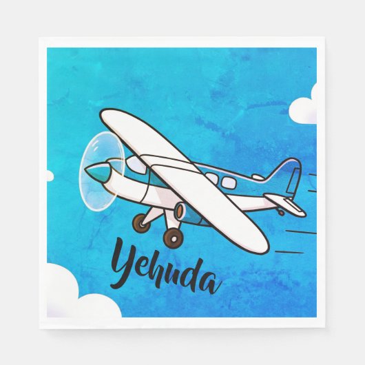 Flugzeug-Servietten Serviette (Vorderseite)