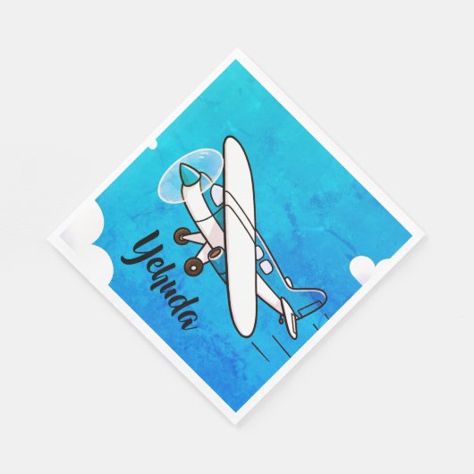 Flugzeug-Servietten Serviette (Ecke)