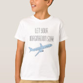 Flugzeug-Shirt T-Shirt (Vorderseite)