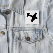 Flugzeug-Silhouette Button (Beispiel)