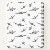Flugzeug Skizzen // Notizbuch (Rückseite)