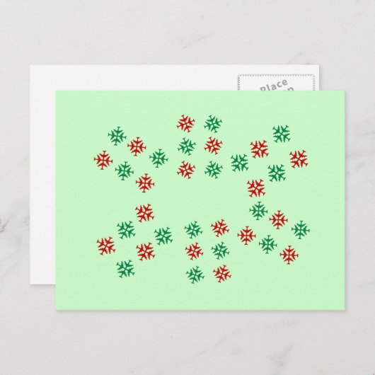 Flugzeug Snowflake Weihnachten (Vorne/Hinten)