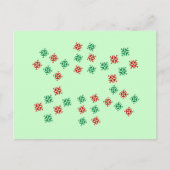 Flugzeug Snowflake Weihnachten (Vorderseite)