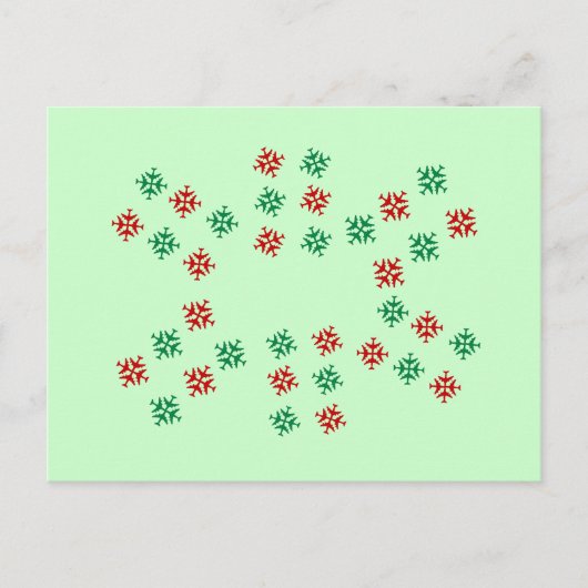Flugzeug Snowflake Weihnachten (Vorderseite)