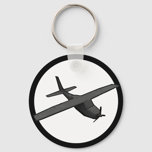 Flugzeug Souvenir Schlüsselanhänger (Vorderseite)