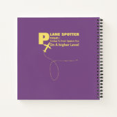 Flugzeug Spotter Definition Funny Graphic Notizblock (Rückseite)