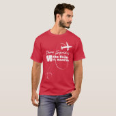 Flugzeug Spotters Aircraft Spotting Maho Beach T-Shirt (Vorne ganz)