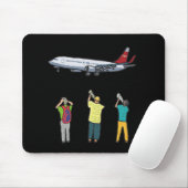 Flugzeug Spotting Mousepad (Mit Mouse)