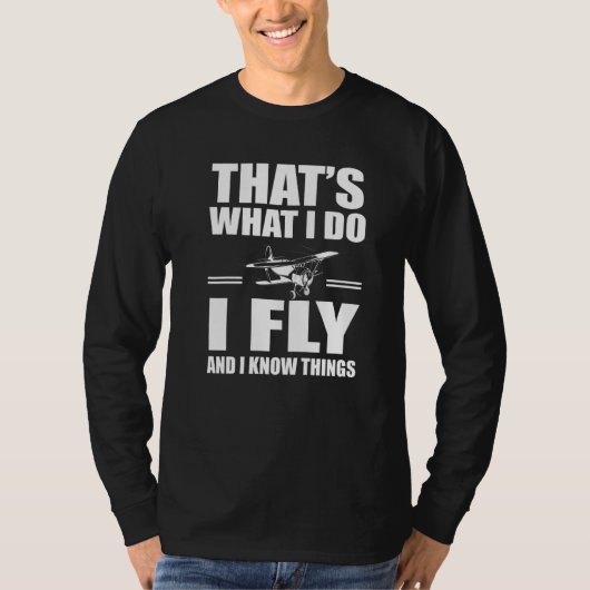 Flugzeug-Sprichwort Flug Flugzeug T-Shirt (Vorderseite)