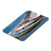 Flugzeug starten, Victoria Falls, Simbabwe Magnet (Linke Seite)