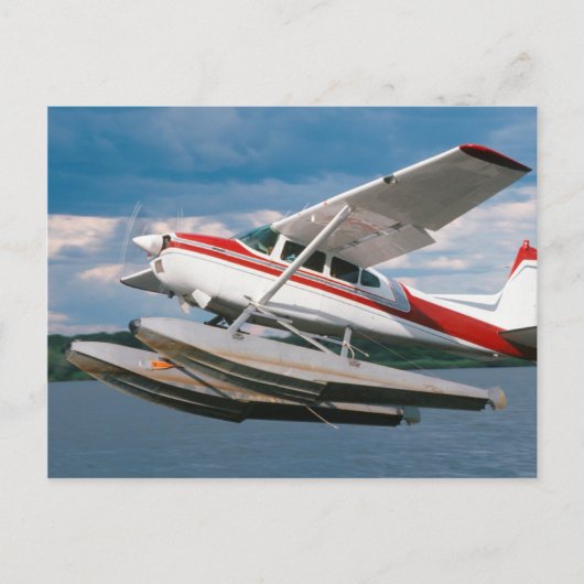 Flugzeug starten, Victoria Falls, Simbabwe Postkarte (Vorderseite)