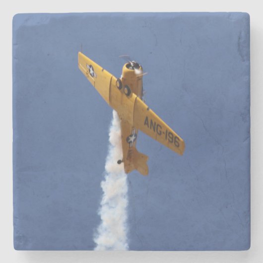 Flugzeug Steinuntersetzer (Vorderseite)