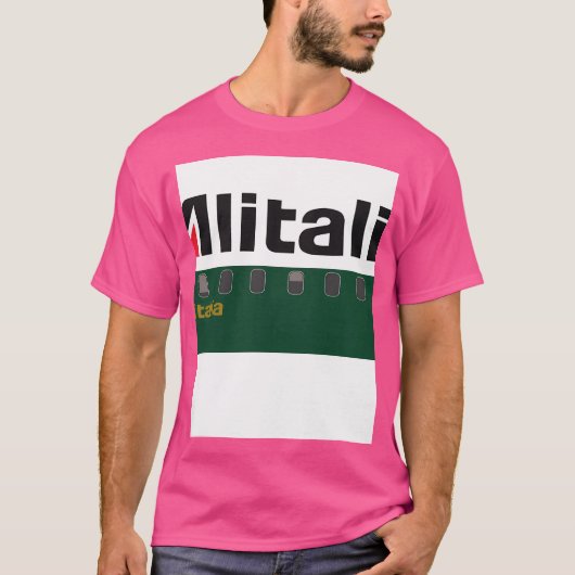 Flugzeug T-Shirts - Alitalia (Vorderseite)