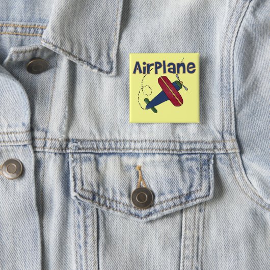 Flugzeug-T-Shirts und Geschenke Button (Beispiel)